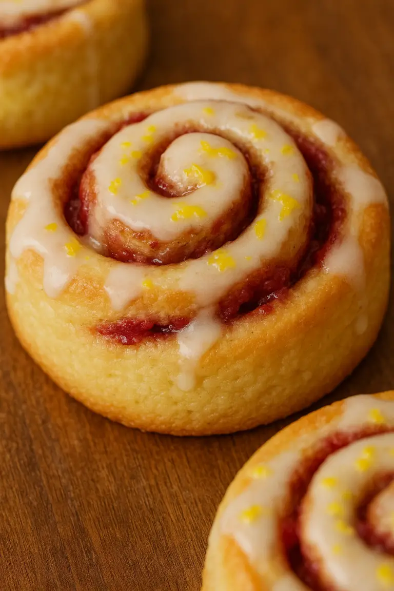 Lemon Raspberry Cinnamon Rolls That Bring the Brightness to Breakfast