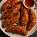 Hot Honey Garlic Chicken Tenders: Sweet Heat Meets Crispy Perfection