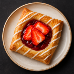 Strawberry Danish Delight: A Buttery, Flaky Treat with a Fruity Twist