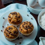 Chocolate Chip Muffins That Are Golden, Fluffy, and Loaded with Chips