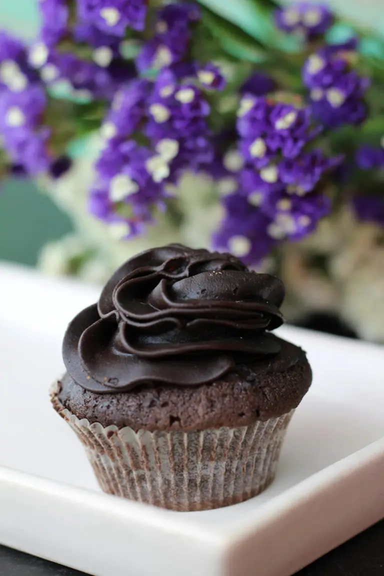 Moist Chocolate Cupcakes with Fudgy Frosting and Deep Cocoa Flavor