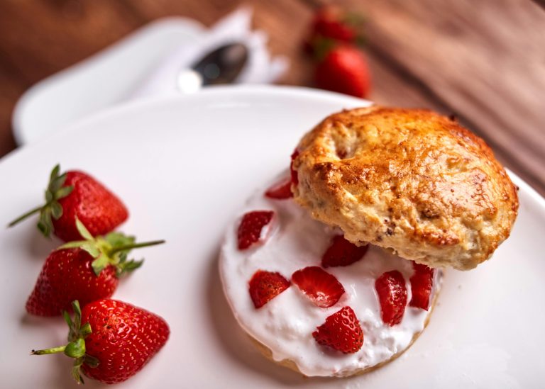 Soft Strawberry Scones