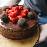 Strawberry Chocolate Cake with Juicy Layers and Lush Ganache