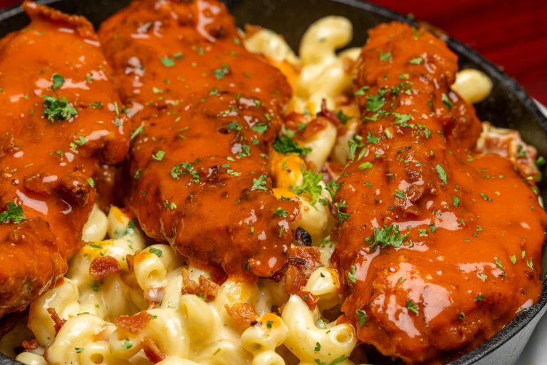 Baked Mac n Cheese and Hot Honey Chicken Tenders: The Comfort Combo You Didn’t Know You Needed