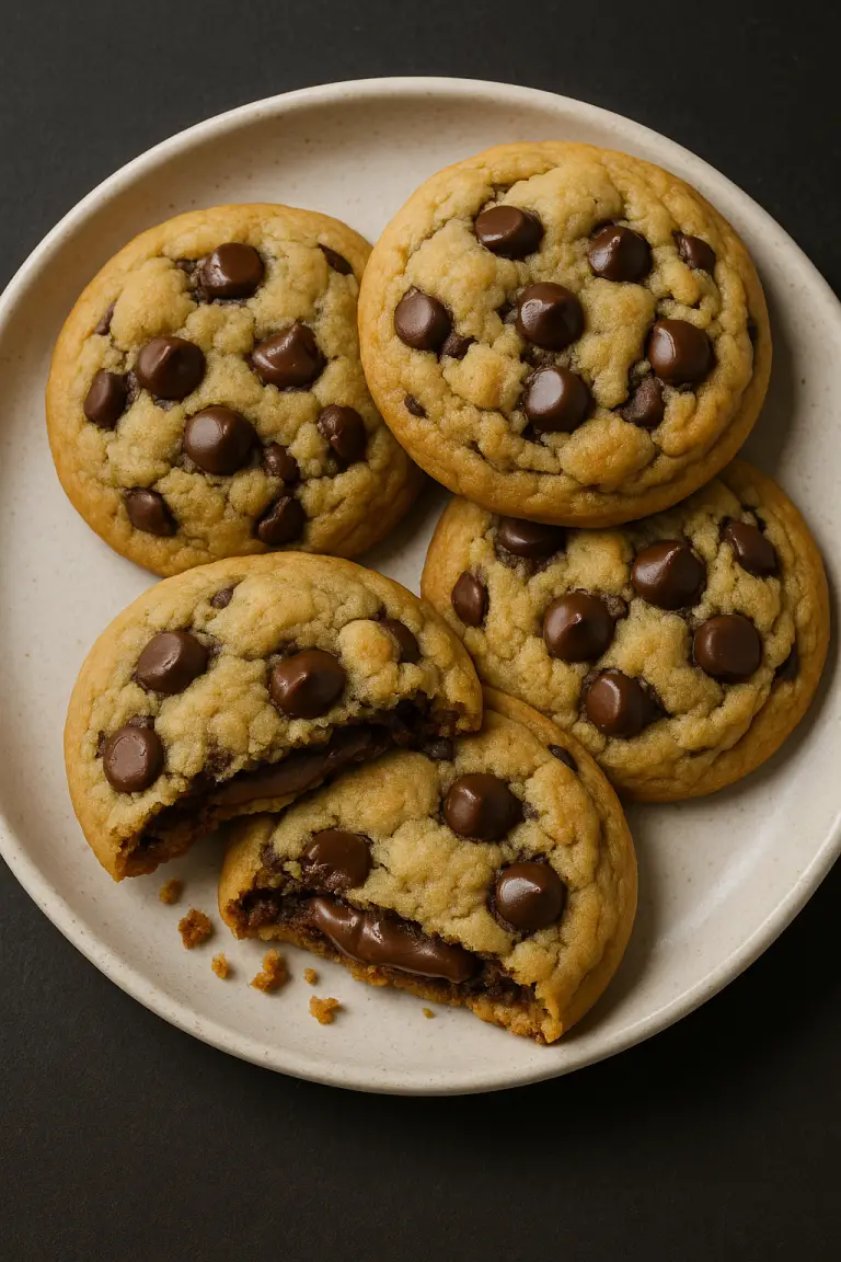 Homemade Nutella-Stuffed Chocolate Chip Cookies: Soft, Gooey, and Totally Irresistible