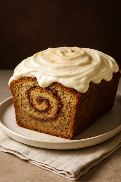 Cinnamon Roll Banana Bread: A Cozy Twist on Two Classics