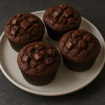 Bakery-Style Double Chocolate Muffins That Stay Fudgy for Days