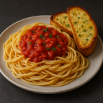 Cozy Night Spaghetti & Garlic Bread Duo