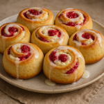 Cottage Cheese & Raspberry Sweet Buns: A Perfect Blend of Softness and Sweetness