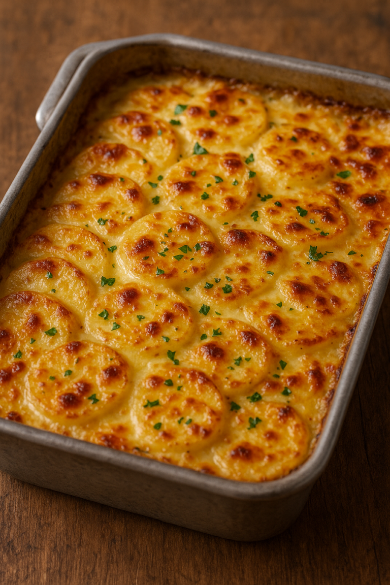 Layers of Comfort: Ultra Cheesy Scalloped Potatoes That Melt in Your Mouth