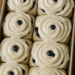 Blueberry Milk Bread Cinnamon Rolls
