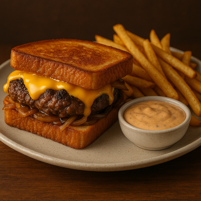 Stacked and Sizzling: The Ultimate Grilled Cheeseburger
