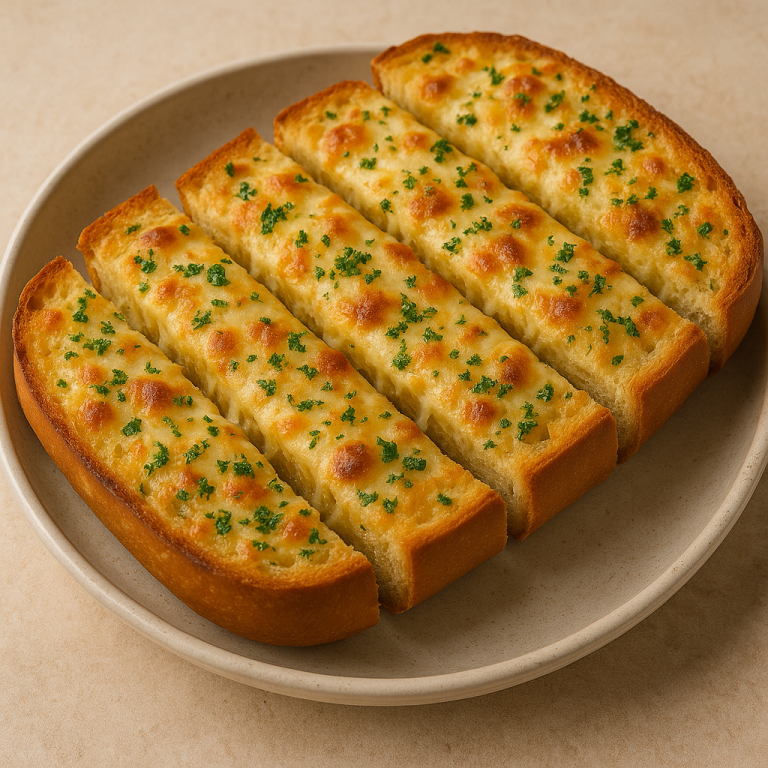Cheesy Garlic Bread That’s Golden, Buttery, and Pull-Apart Perfect