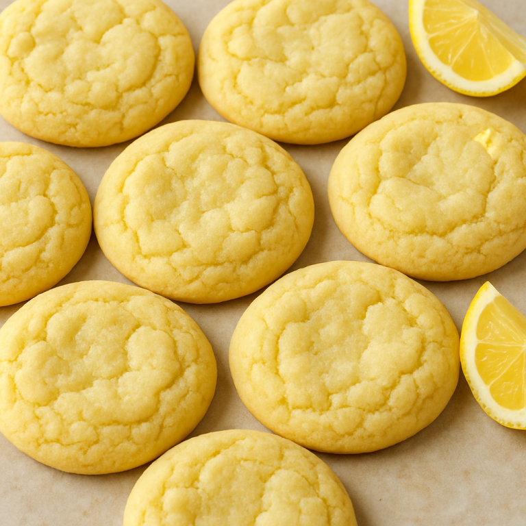 Soft & Chewy Lemon Cookies