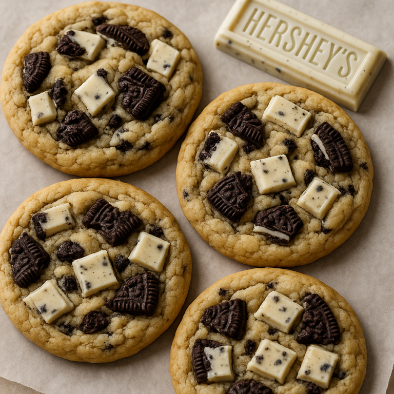 Soft-Baked Cookies & Cream Cookies: A Classic Treat with a Twist