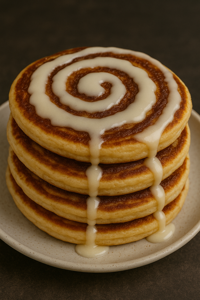 Swirled to Perfection: Cinnamon Roll Pancakes Recipe That Deserve a Standing Ovation