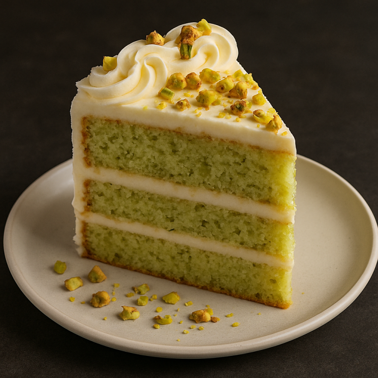 Fluffy Pistachio Cake: The Soft, Sweet, Green Dream You Didn’t Know You Needed