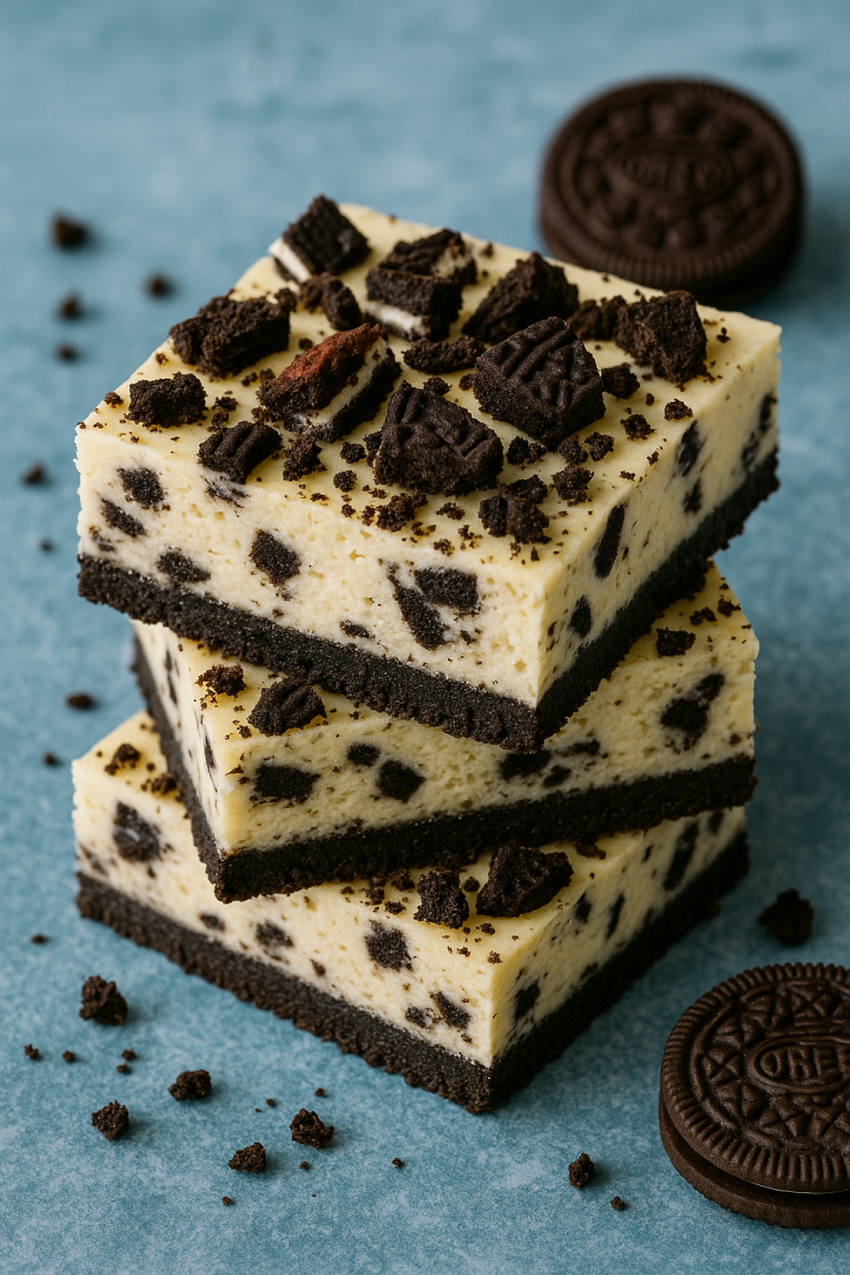 Irresistible Oreo Cheesecake Bars: A Cookies & Cream Dream Come True