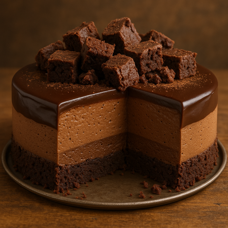 The Only Brownie Mousse Cake You’ll Ever Need