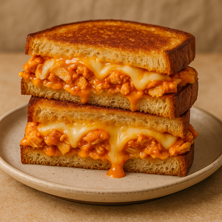 Buffalo Chicken Grilled Cheese: Spicy, Cheesy, Golden-Perfect Bliss