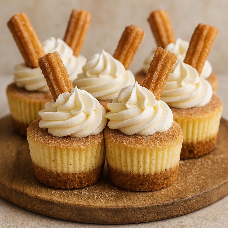 Churro Cheesecake Cupcakes—Creamy, Cinnamon-Sugar Heaven in Every Bite
