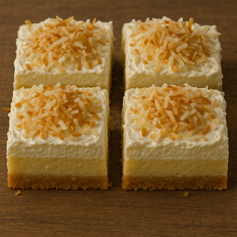 Coconut Cream Pie Bars—Buttery, Creamy, and Tropical Bliss in Every Bite