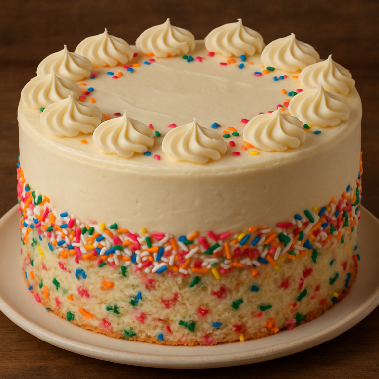 Funfetti Birthday Cake—Soft, Sweet, and Bursting with Color