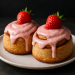 Strawberry Cinnamon Rolls with Pink Glaze (Soft, Fruity, & Pretty in Pink)