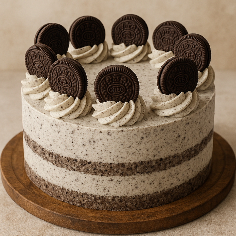 Oreo Cake—Layered, Luscious, and Loaded with Cookies and Cream