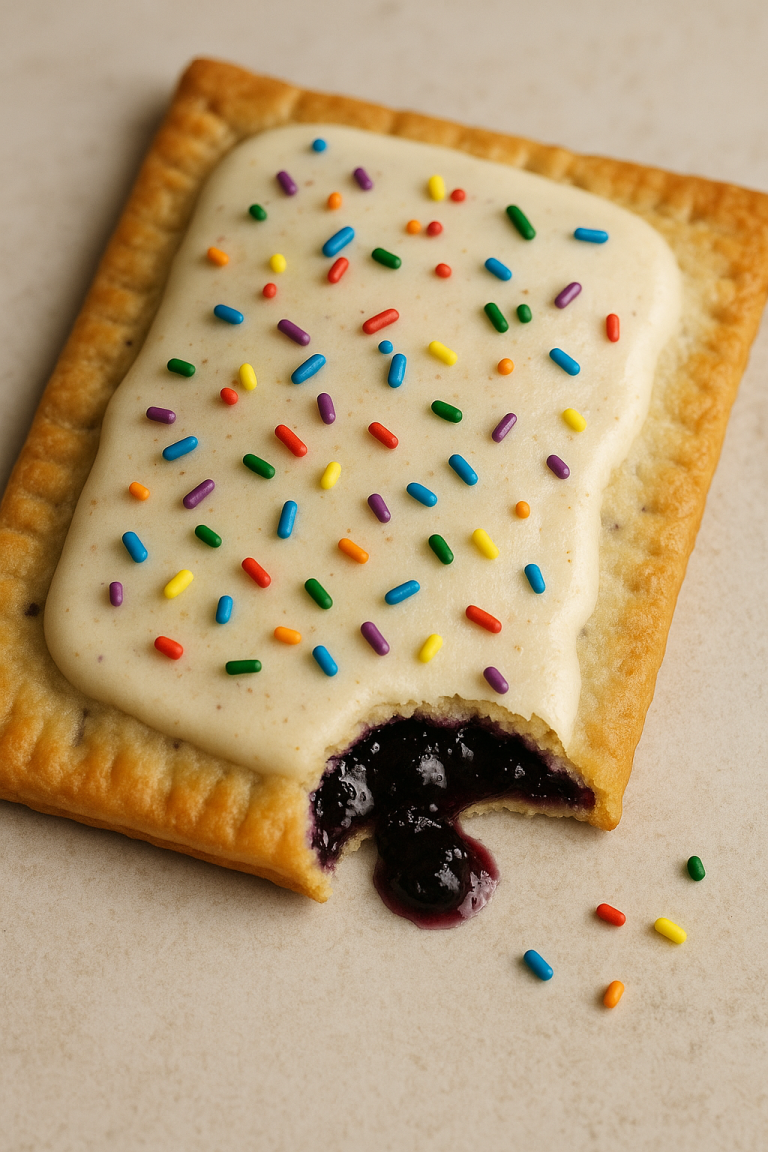 Blueberry Pop Tarts—Flaky, Fruity, and Glazed with Love