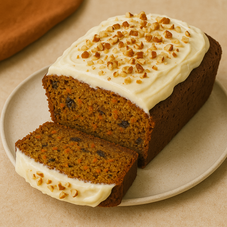 Carrot Cake Loaf—Moist, Spiced, and Rich with Flavor