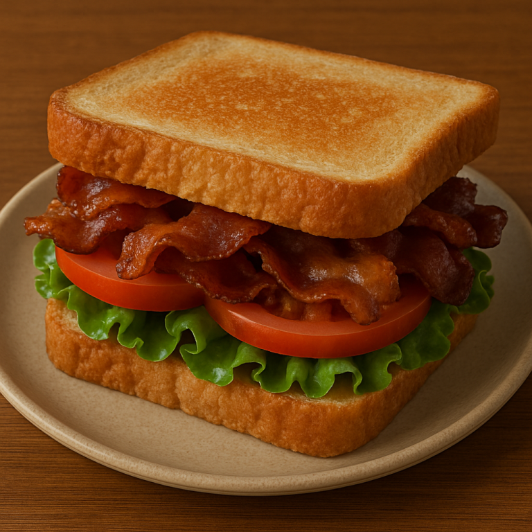 he Classic BLT Sandwich—Crispy, Juicy, and Perfectly Balanced